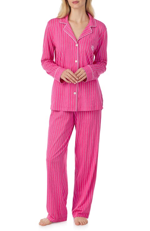 Print Cotton Blend Pajamas