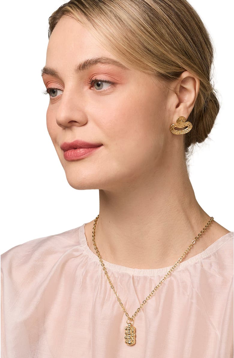 COG Sinnet Necklace - 14K Gold Plate, Alternate, color,