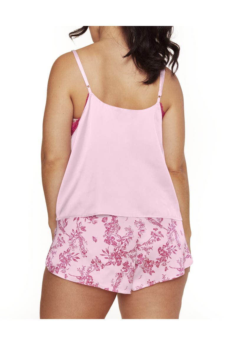 Linny Pajama Cami & Shorts Set, Alternate, color, Floral pink