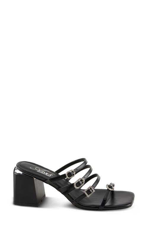 Azura By Spring Step Fancyful Slide Sandal In Black