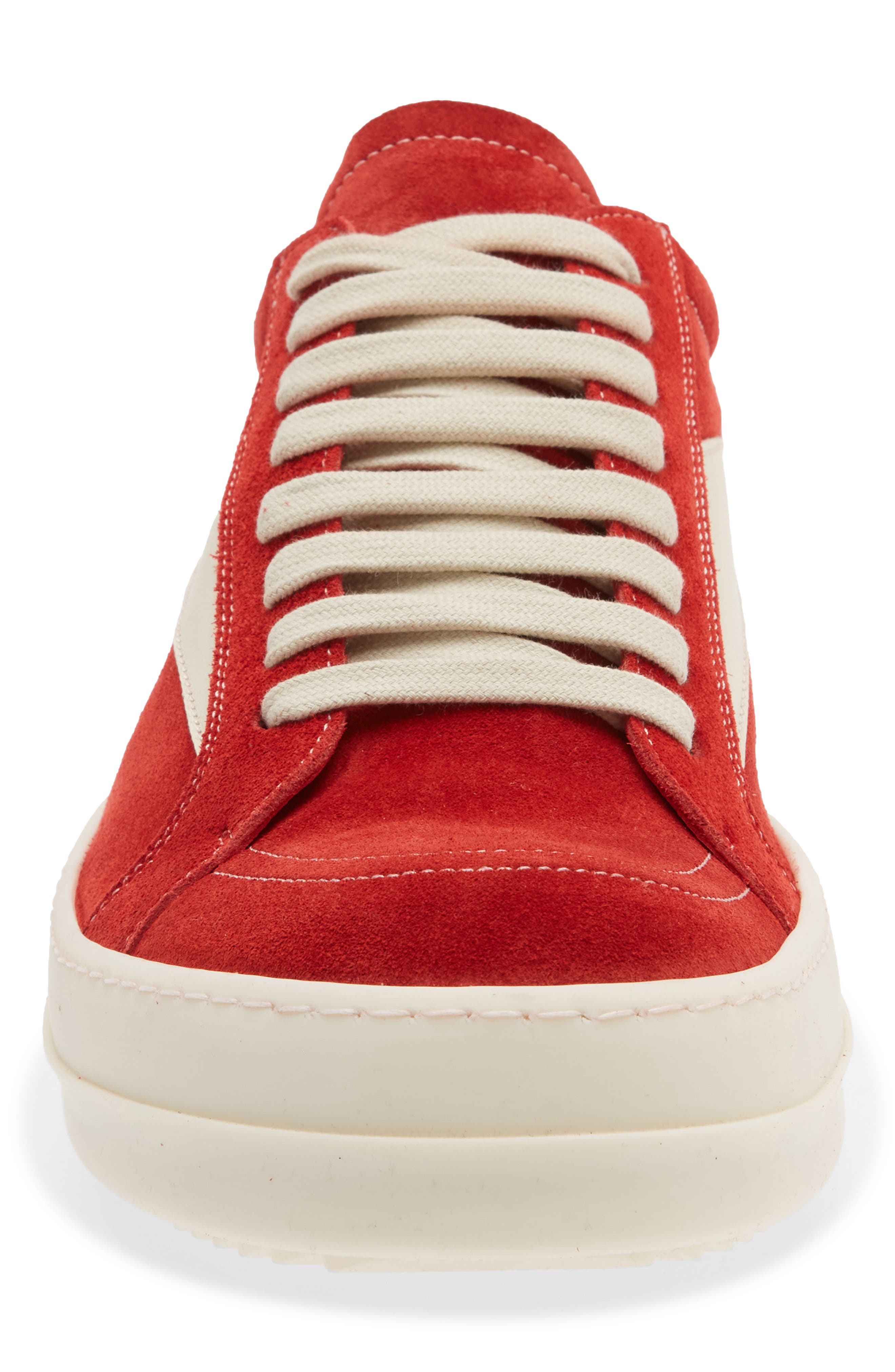 Rick Owens Vintage Sneaker, Alternate, color, Carnelian/ Milk/ Milk