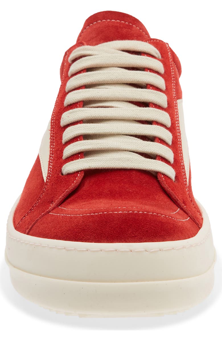 Rick Owens Vintage Sneaker, Alternate, color, Carnelian/ Milk/ Milk