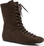 Free People Boxing Day Lace Up Leather Boot