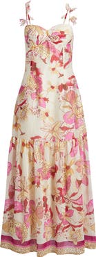 CIEBON Anisha Tie Strap Maxi Dress