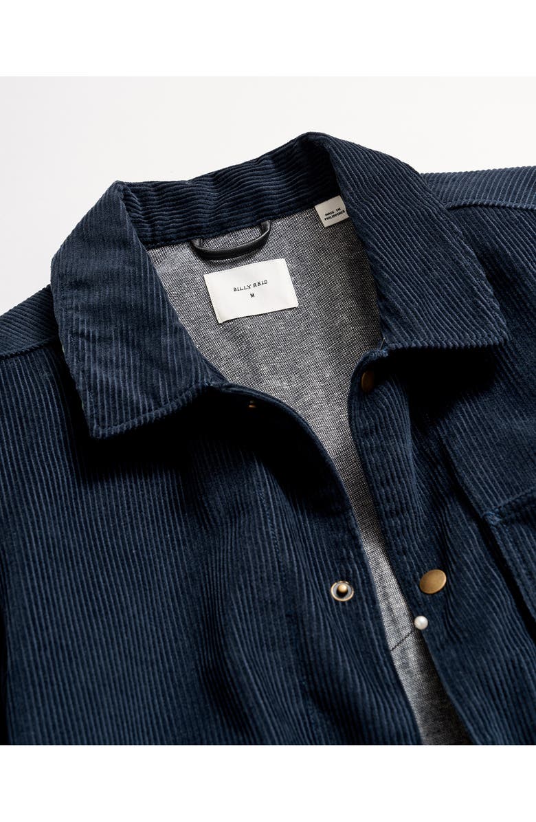 Billy Reid Leroy Corduroy Snap Front Shirt Jacket, Alternate, color, 
