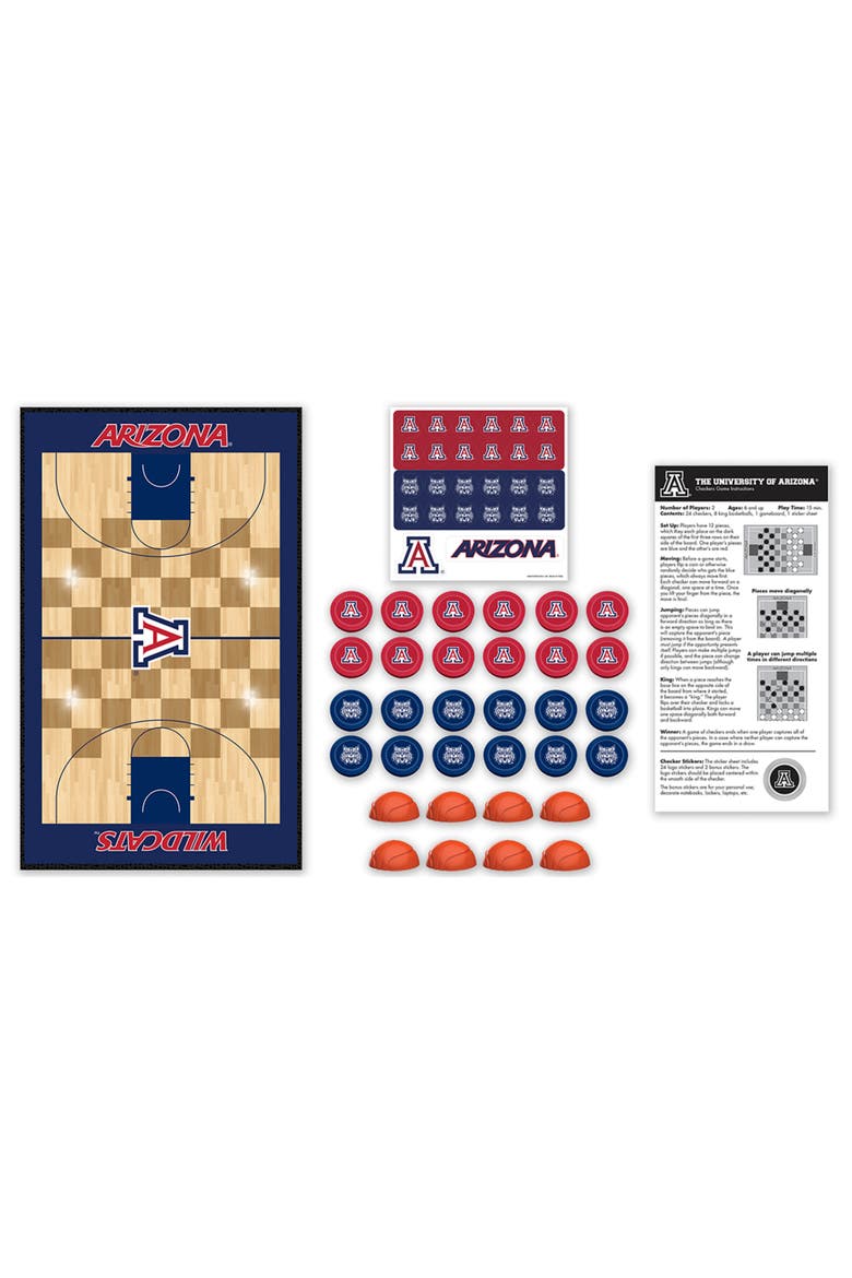 Arizona Wildcats Checkers Board Game, Alternate, color, Multicolor