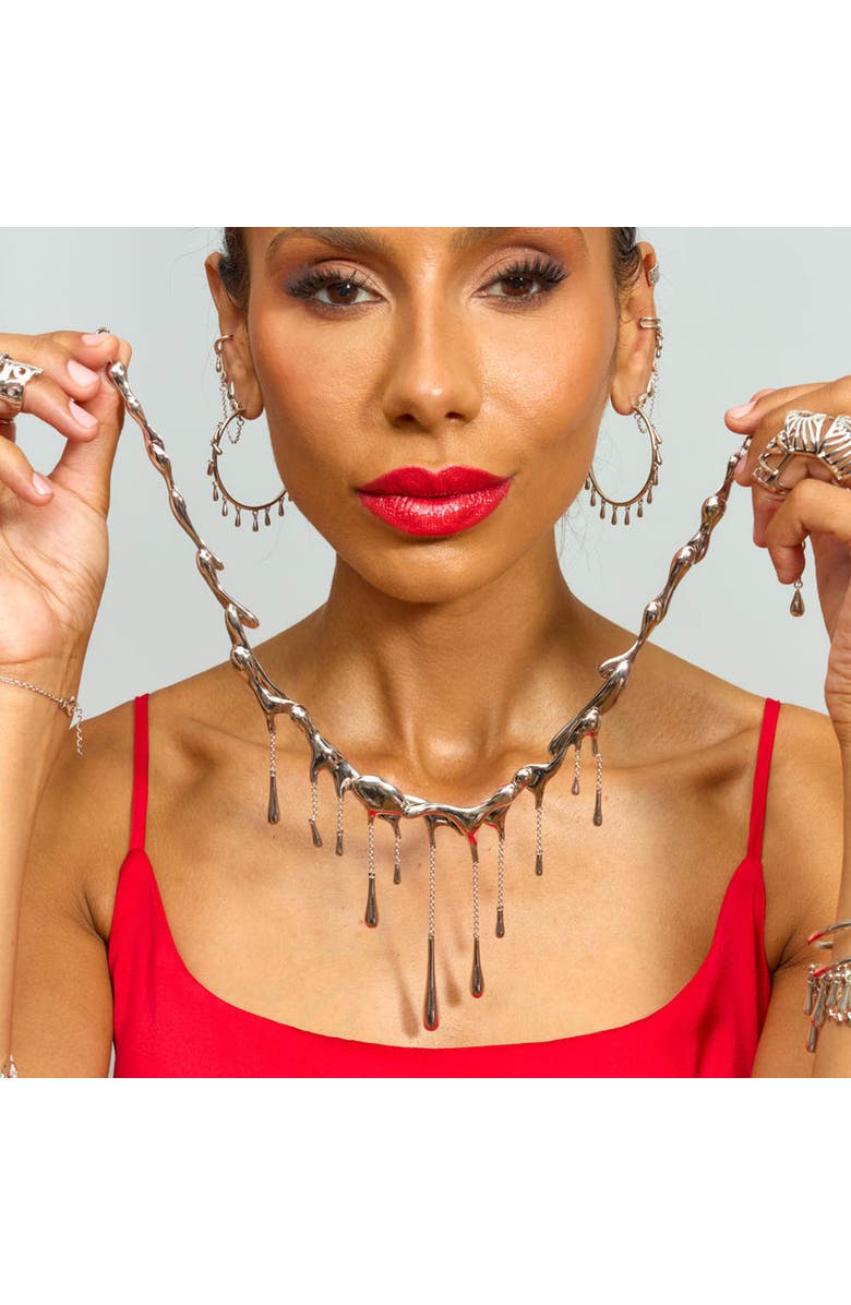 Lucy Quartermaine Multi Drop Necklace, Alternate, color, Sterling Silver