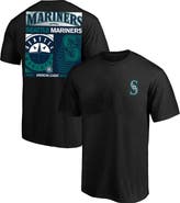 FANATICS Men's Profile Black Seattle Mariners Big & Tall Two-Sided Graphic T-Shirt
