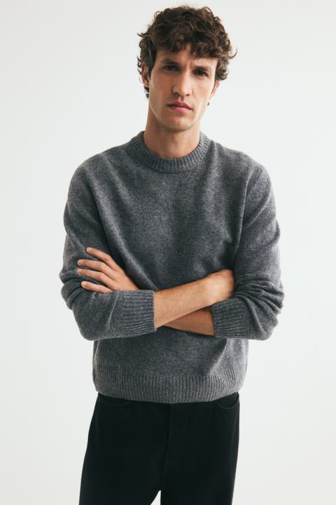 Regular-fit Brushed Sweater