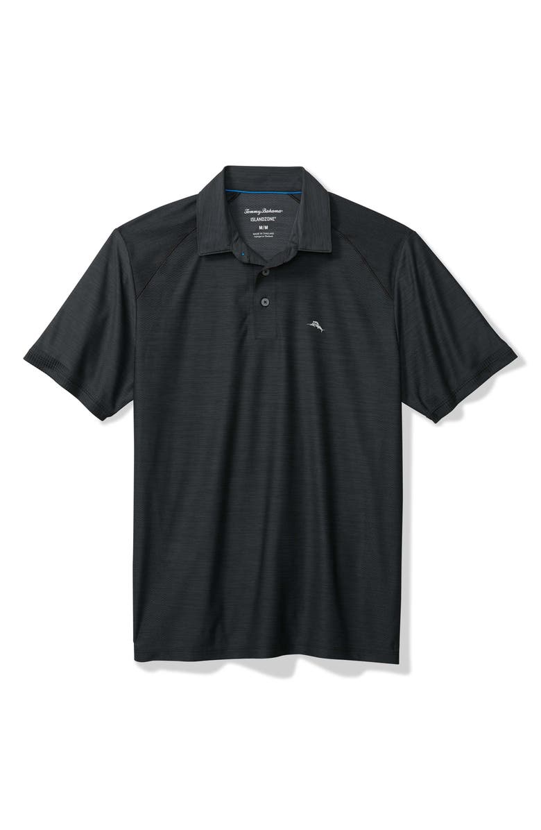 Tommy Bahama Palm Coast IslandZone<sup>®</sup> Pro Polo, Main, color, Jet Black