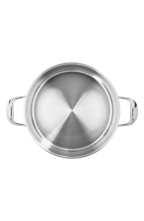 Demeyere Atlantis 5.5-quart Stainless Steel Dutch Oven In Silver