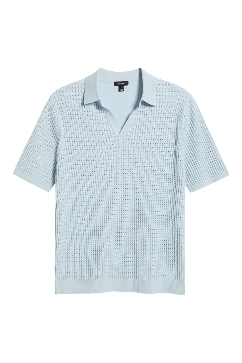 Merit Cotton Blend Polo, Alternate, color, SOFT BLUE