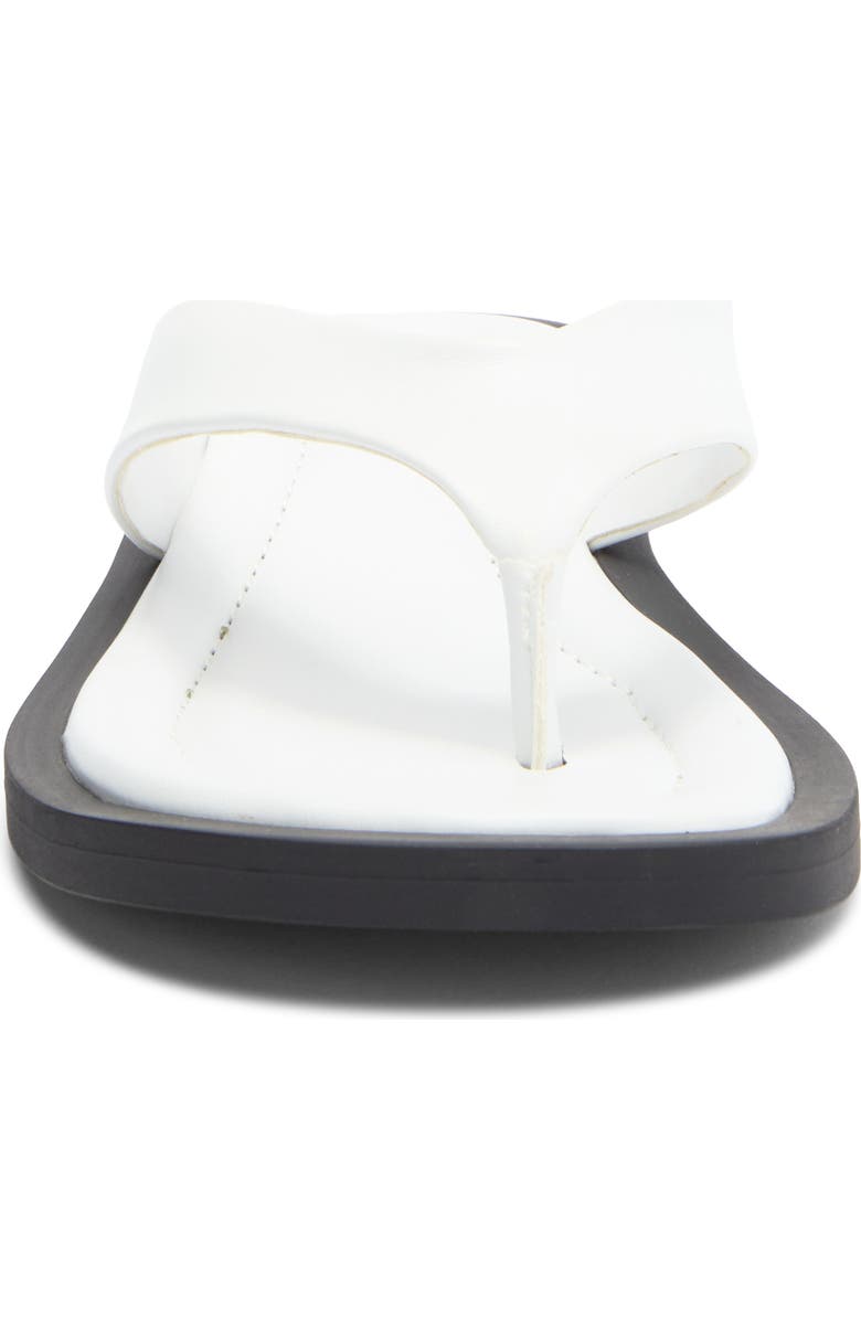 NORDSTROM RACK Coco Flat Sandal, Alternate, color, White