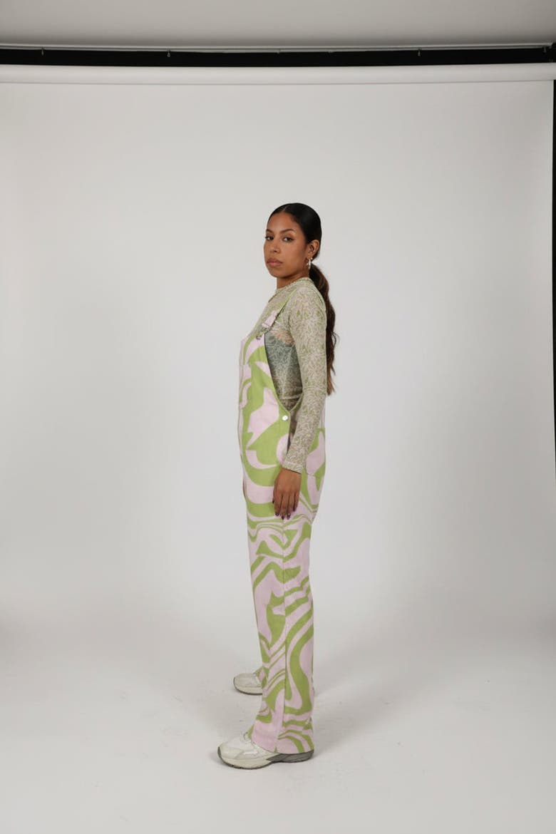 Doodle Mesh Top, Alternate, color, Green