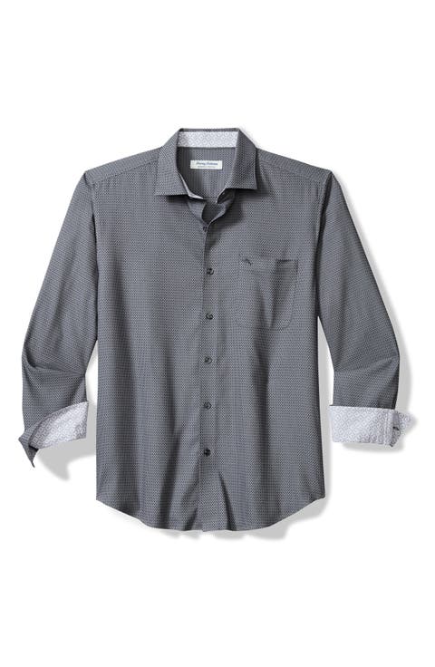 Sarasota Stretch Ventura Coast Solid White IslandZone® Button-Up Shirt