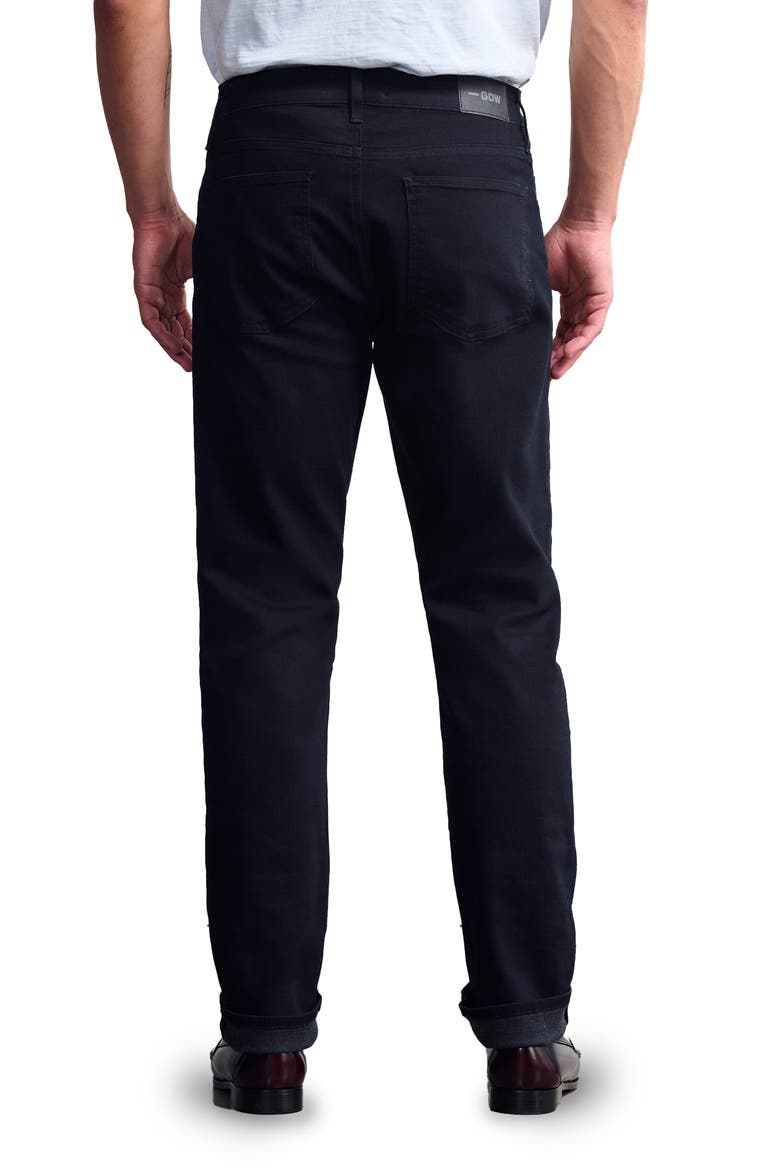 Bridge Straight Leg Jeans, Alternate, color, BLUE BLACK DENIM