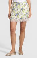 Lands' End Creaseless Silky Lace Trim Skort