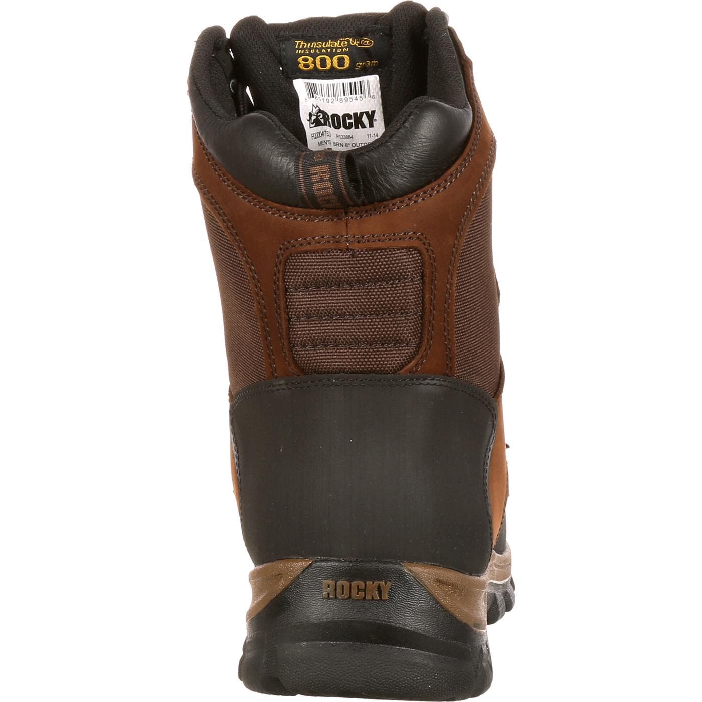 Rocky Waterproof Insulated Padded  800g outdoor boot, Alternate, color, 