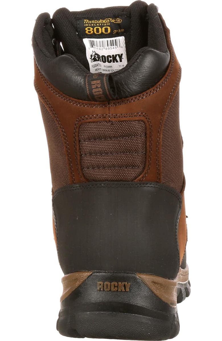 Rocky Waterproof Insulated Padded 800g outdoor boot, Alternate, color,