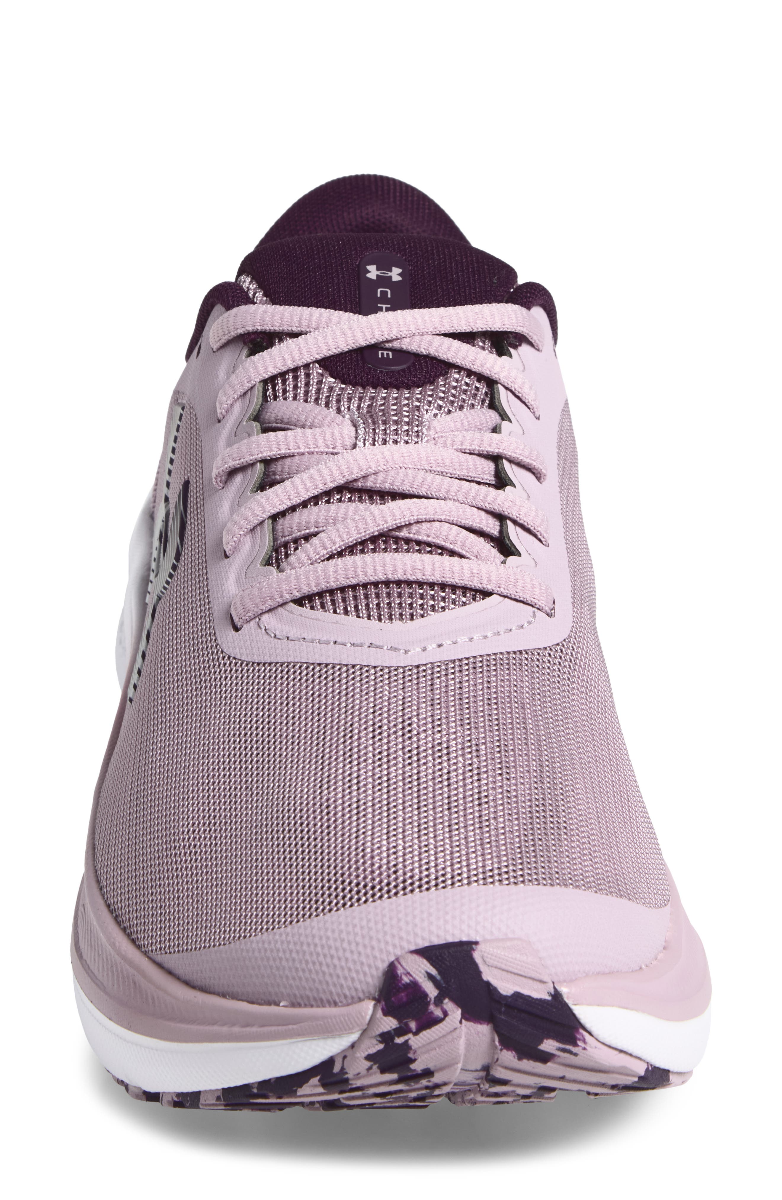 Charged Chase Running Shoe, Alternate, color, MAUVE PINK/PURPLE ECHO