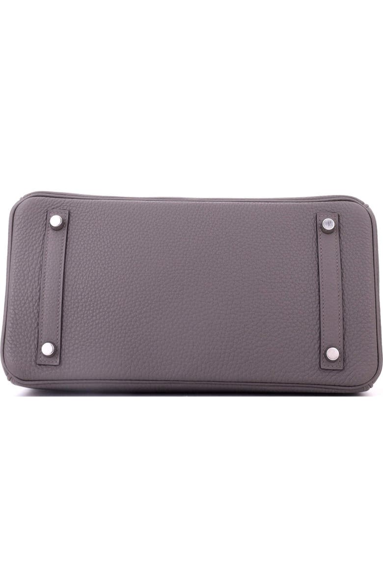 Pre-Owned Hermes Birkin Handbag Grey Togo with Palladium Hardware 30, Alternate, color, Etain