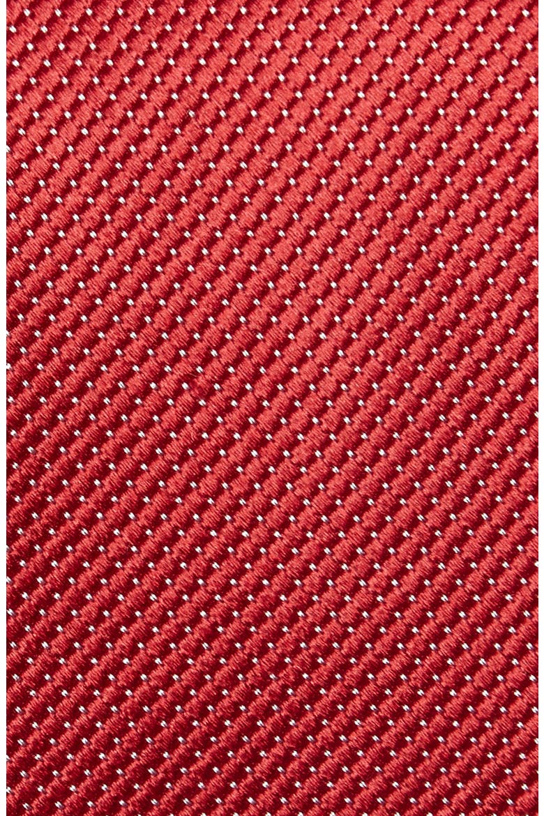 Vendôme Dot Silk Tie, Alternate, color, RED