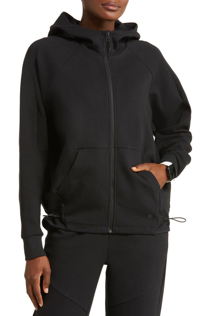 Zella Downtown Sport Zip Hoodie, Alternate, color, 
