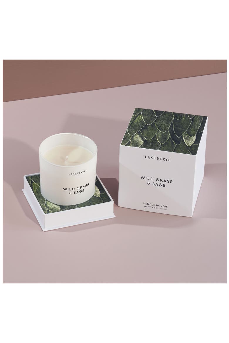 Wild Grass & Sage Candle, Alternate, color, NO COLOR