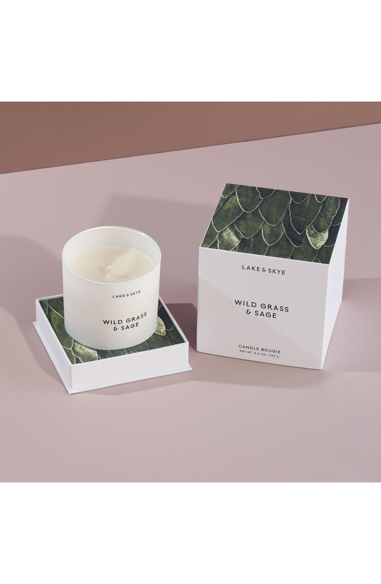 Lake & Skye Wild Grass & Sage Candle, Alternate, color,