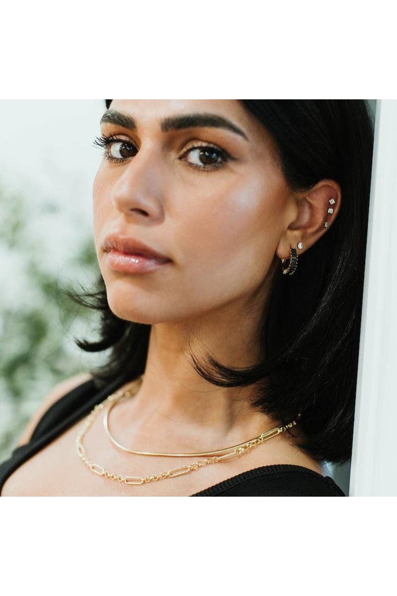 Golden Duo Necklace, Alternate, color, Gold