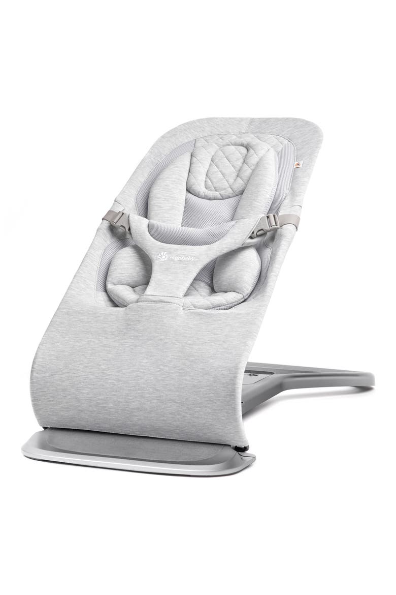 Evolve 3-in-1 Bouncer, Main, color, LIGHT GREY