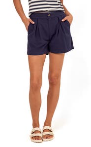 Threads 4 Thought Selene Pleated Stretch Twill Shorts