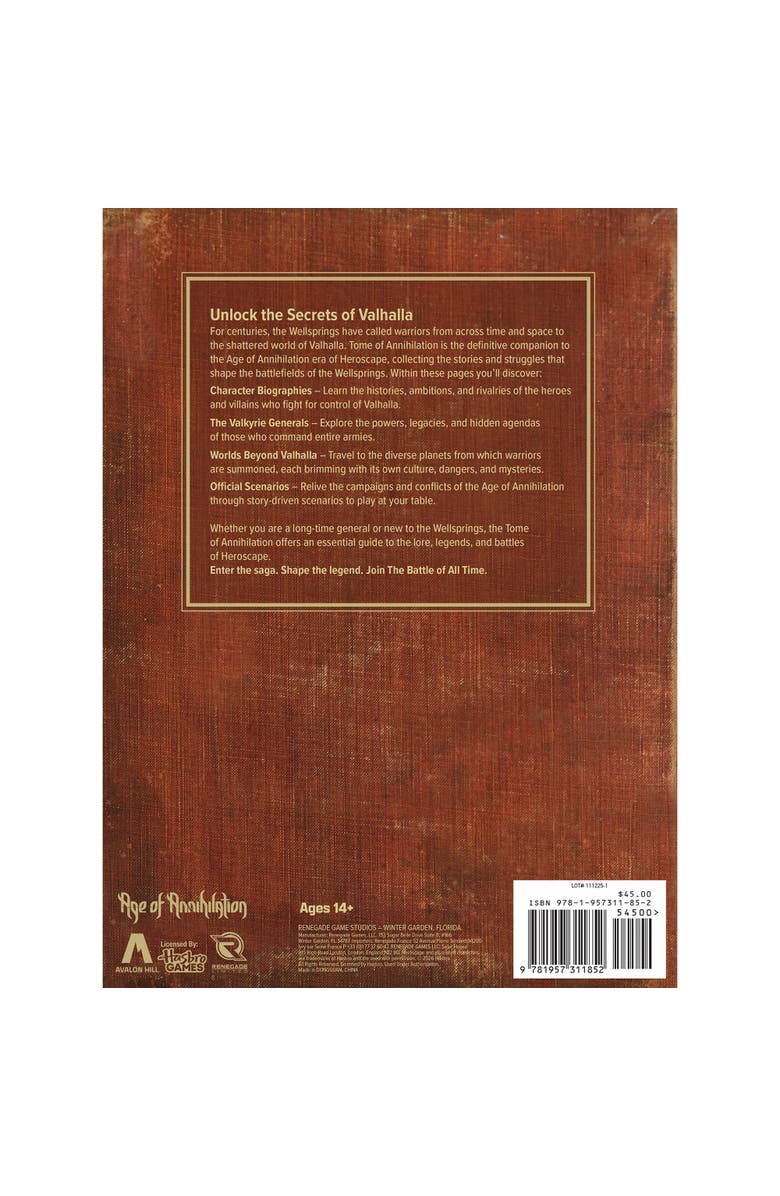 Renegade Game Studios Hardcover RPG Book, Alternate, color, Multicolored