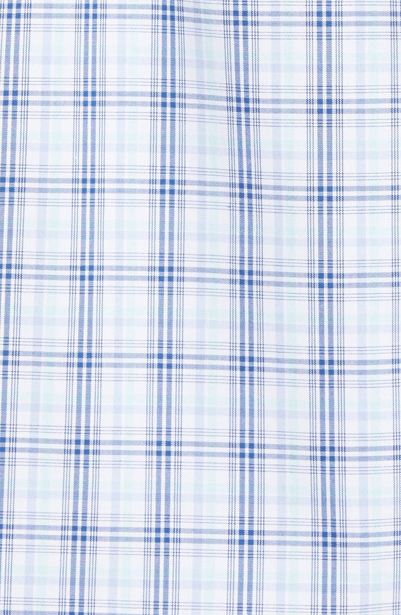 Nordstrom Trim Fit Non-Iron Check Dress Shirt, Alternate, color,