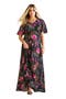  Black Painted Floral