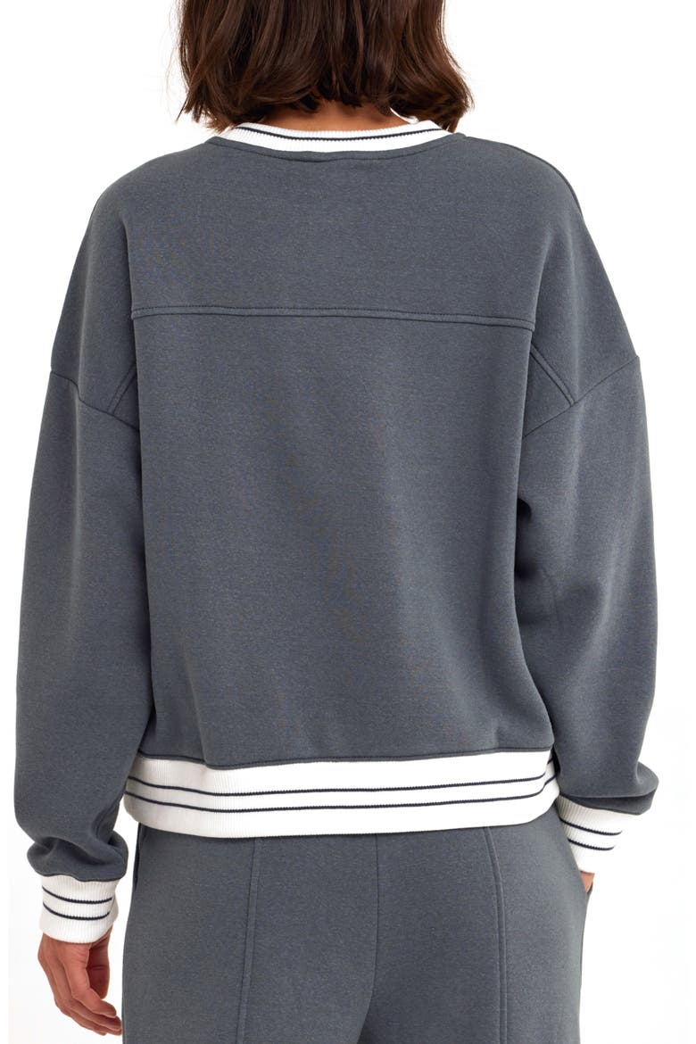 Triblend Fleece Sweatshirt, Alternate, color, RAINDROP/ STARGAZER