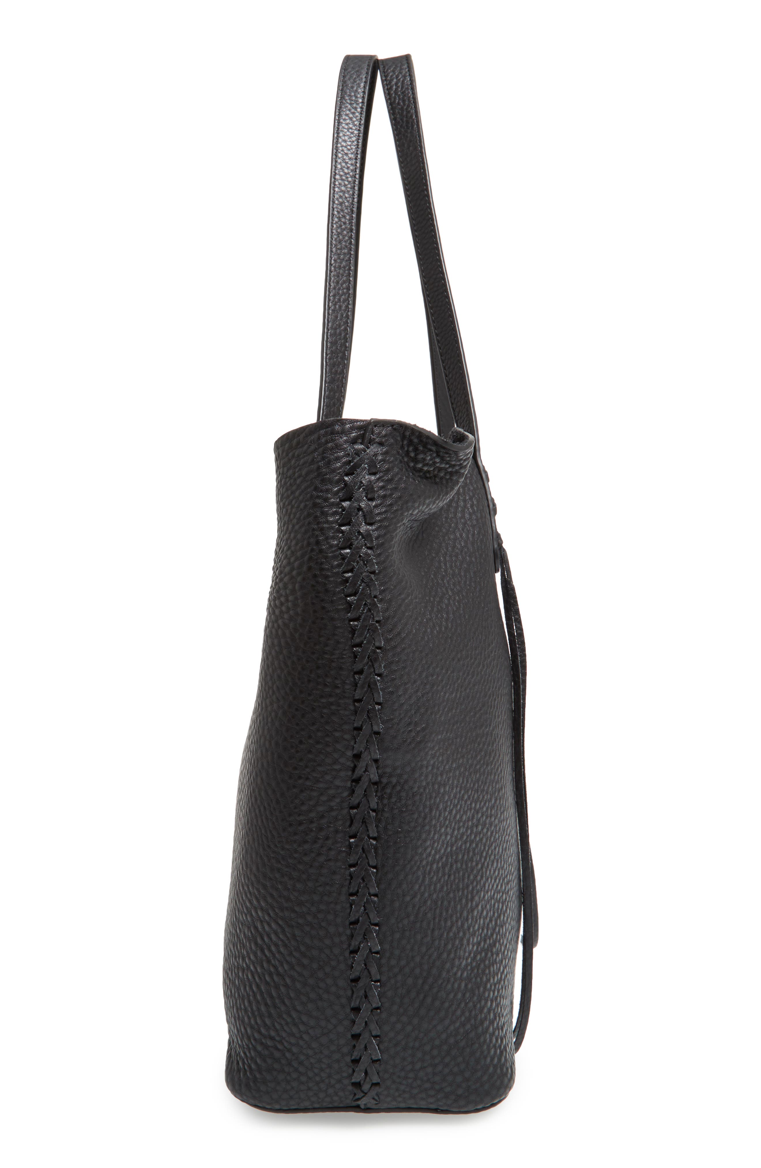 Medium Unlined Tote, Alternate, color, BLACK