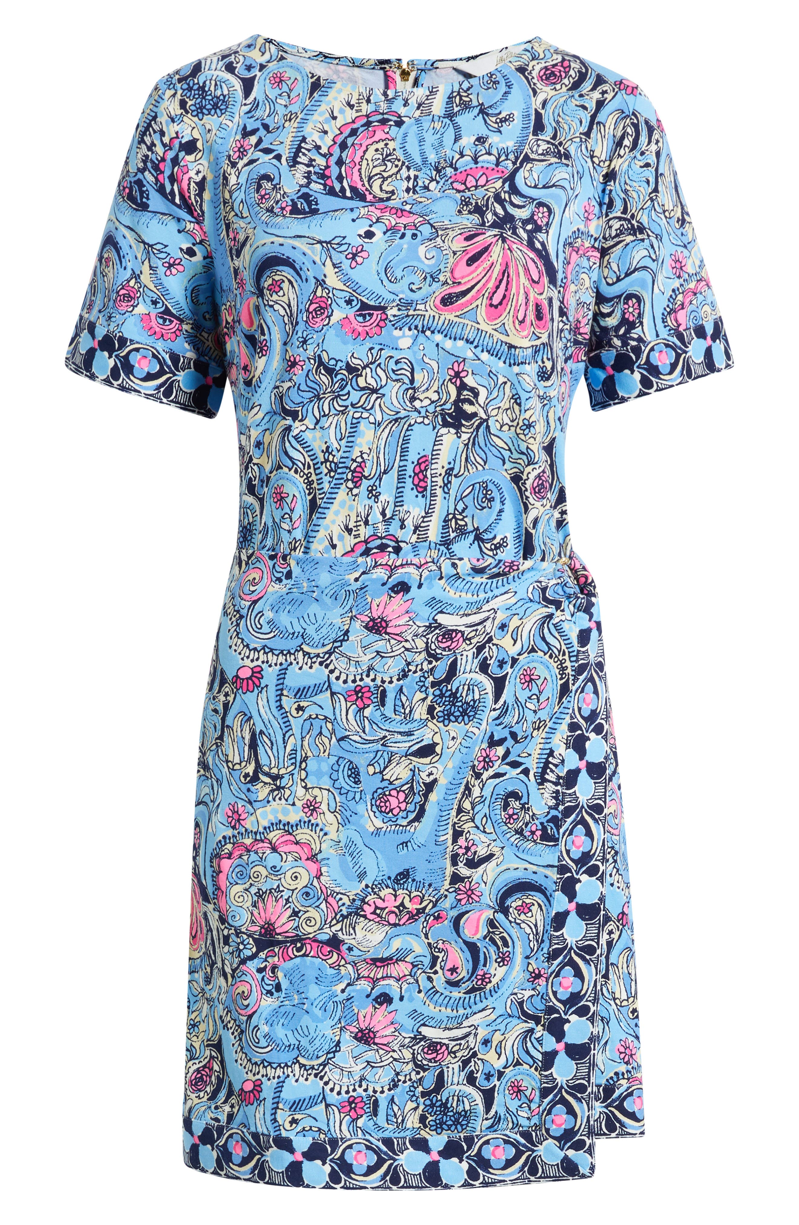 Lilly Pulitzer ® Izola Border Print Knit Minidress In Multi Paisley Parade
