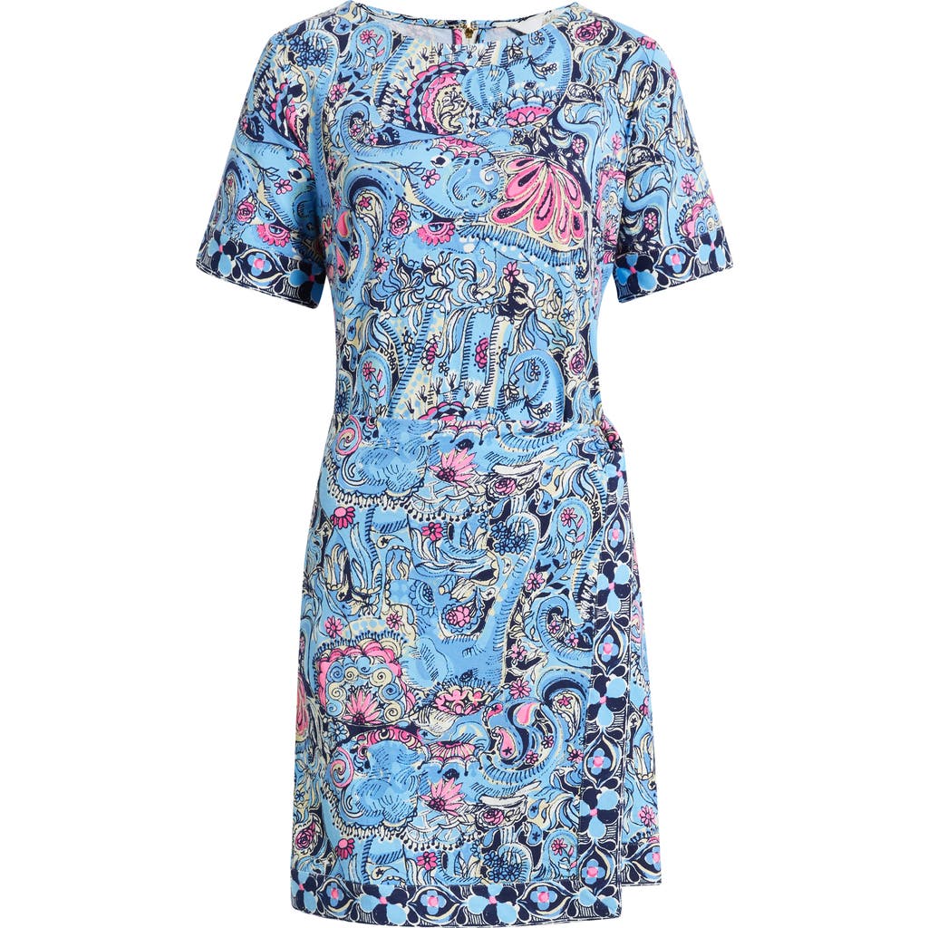 Lilly Pulitzer ® Izola Border Print Knit Minidress In Multi Paisley Parade