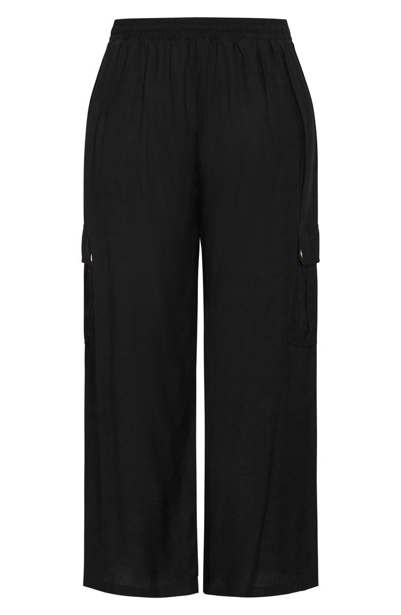 City Chic Kasbah Wide Leg Cargo Pants, Alternate, color,