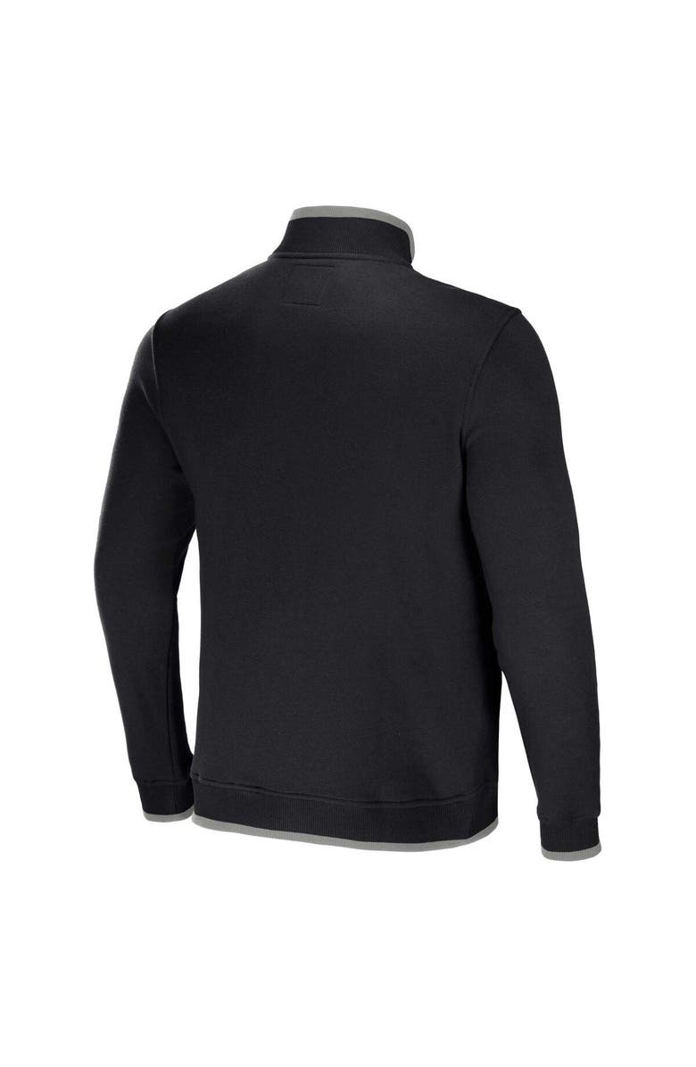 NFL X DARIUS RUCKER Men's NFL x Darius Rucker Collection by Fanatics Black Las Vegas Raiders Logo Quarter-Zip Top, Alternate, color, Black