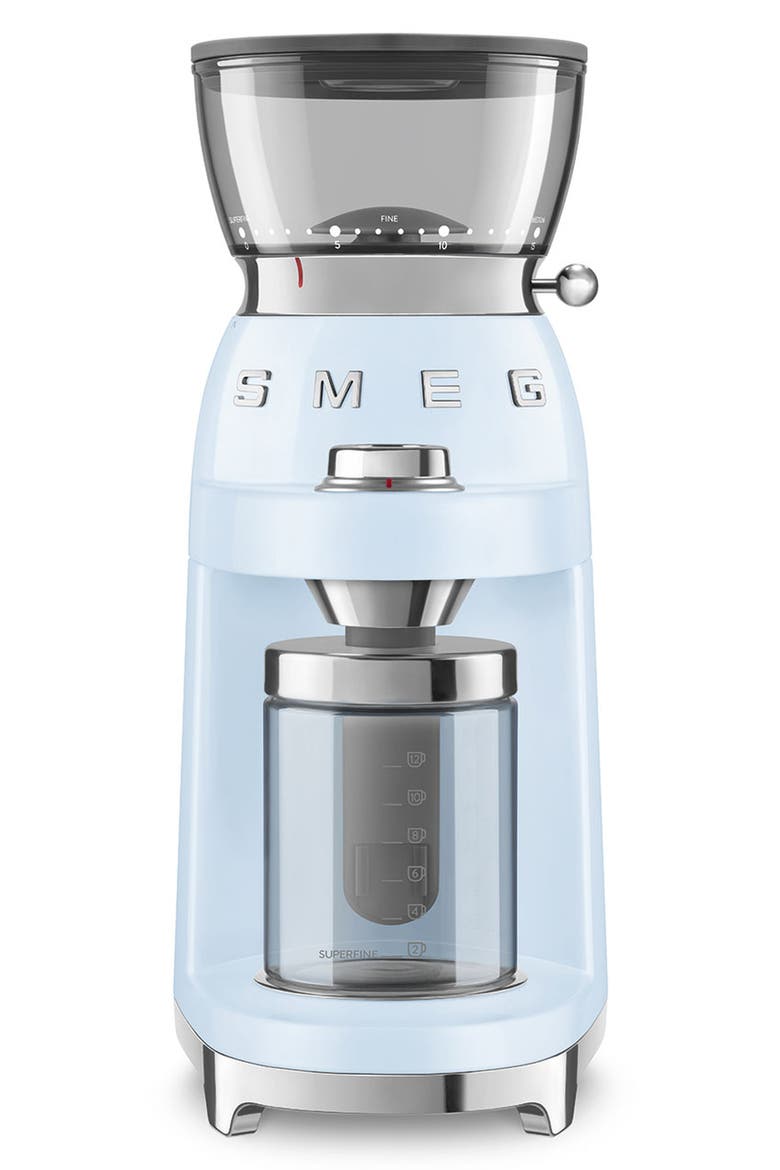 '50s Retro Style Coffee & Espresso Grinder, Main, color, PASTEL BLUE