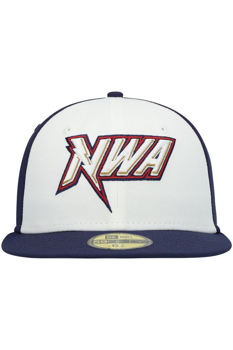 Men's New Era White Northwest Arkansas Naturals Authentic Collection Team Alternate 59FIFTY Fitted Hat, Alternate, color, White