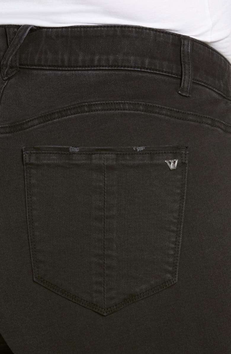 Wit & Wisdom Wit and Wisdom Ab-Solution Raw Hem Crop Straight Leg Jeans, Alternate, color,