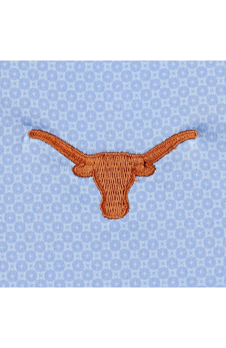 Peter Millar Men's Peter Millar Light Blue Texas Longhorns Dolly Performance Jersey Polo, Alternate, color,