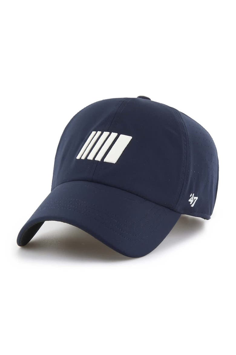 Men's '47  Navy NASCAR  Flow Clean Up Adjustable Hat, Main, color, Navy