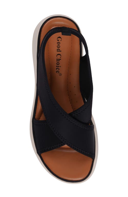 Gc Shoes Nixie Stretch Sandal In Black