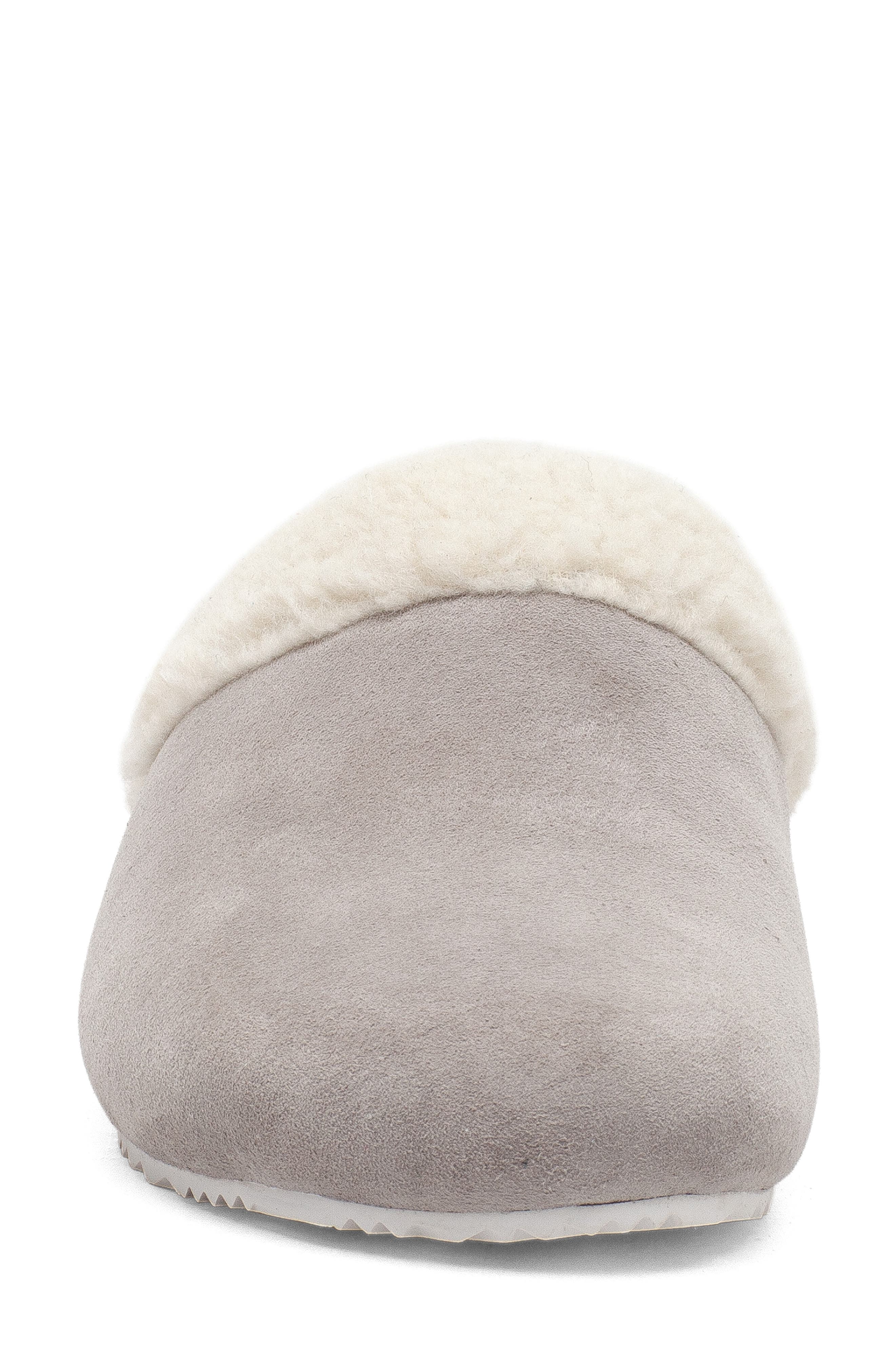 Zeal Faux Shearling Mule, Alternate, color, GREY SUEDE