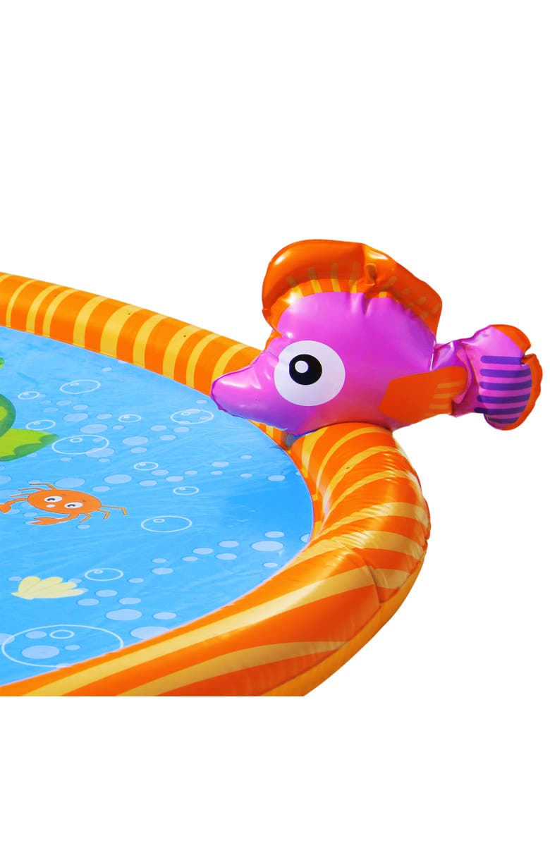 Banzai 58 Inch Sprinkle Friends Outdoor Water Play Mat, Alternate, color, 