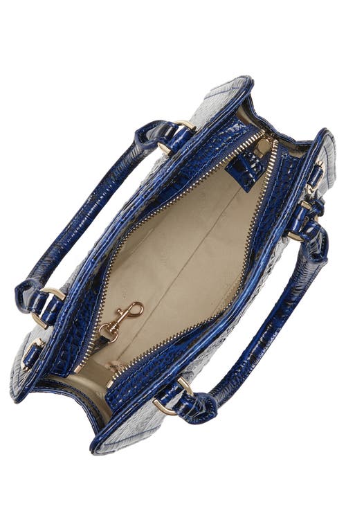 Brahmin Cami Melbourne Leather Satchel In Anchor